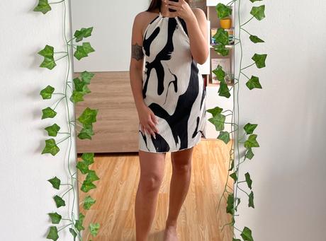 Vzorované šaty, m / s / xs