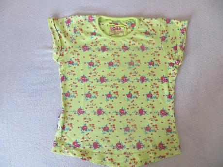 Žlté tričko s kvetinkami, loap,122