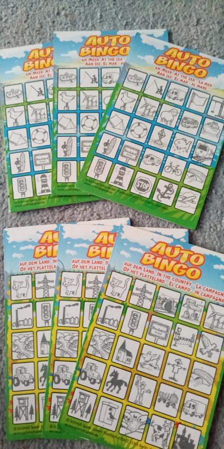 Autobingo hra na cesty, 