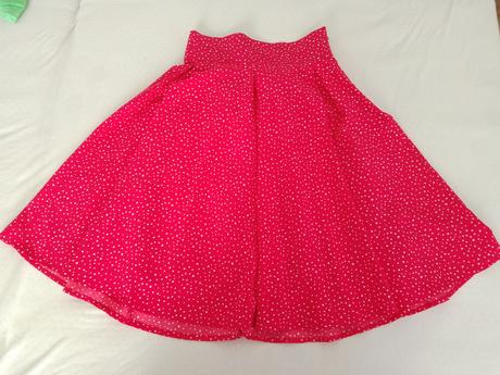 Sukňa bodkovana, xs