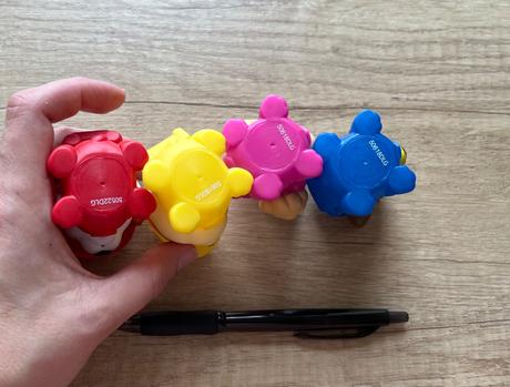 3 nové gumené hračky paw patrol,