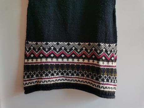 Pletené šaty k legínam, 128