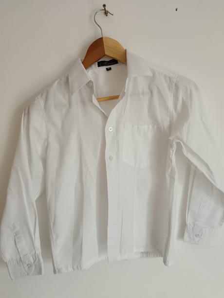 Košeľa biela 10-11 rokov, 140