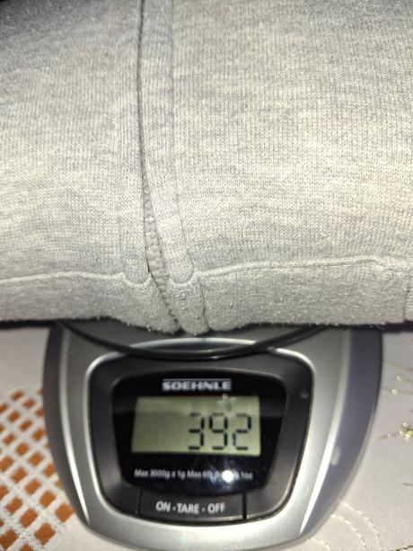 Dievčenská šedá mikina s kapucňou., 158