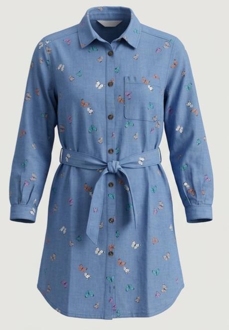 Košeľové šaty, h&m,128