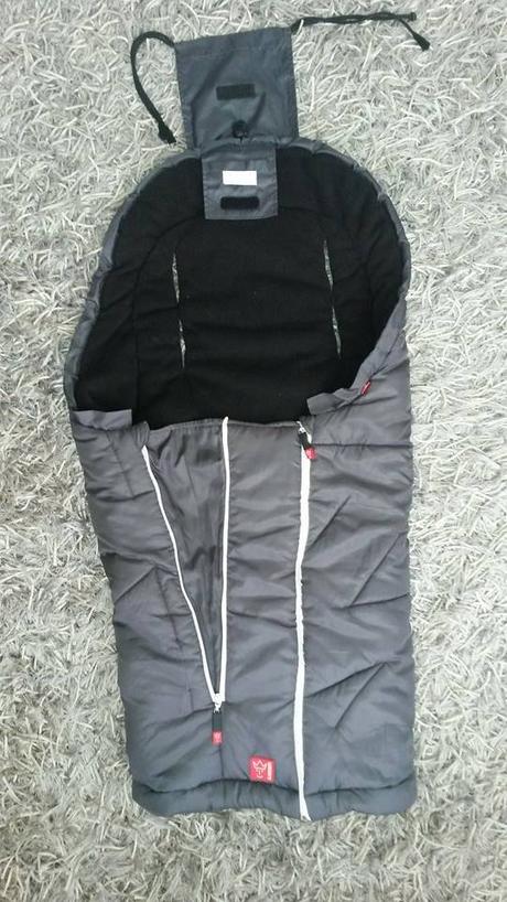 Fusak kaiser s moznostou rozsirenia - seda/cierna, kaiser