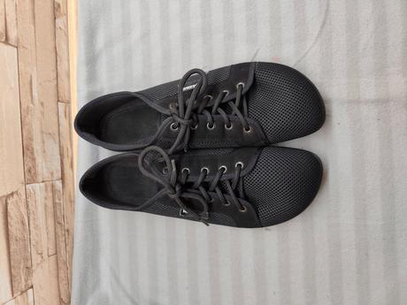 Leguano 48 - pánske čierne barefoot topánky, 48