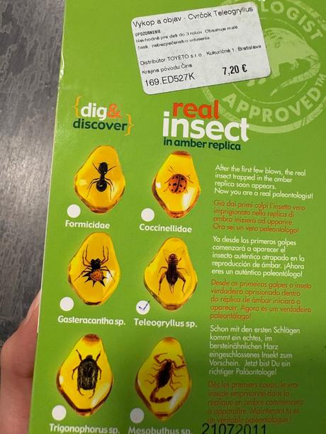 Geoworld - vykop a objav lienka a cvrčok, 