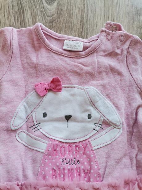 Dievčenský overal na spanie so zajacikom, f&f,74