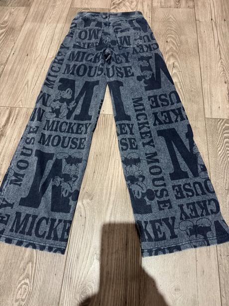 Široké nohavice, h&m,158