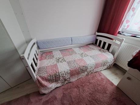 Detská postel masiv pre dievča od 3 rokov, šírka (cm): 80,dĺžka (cm): 180