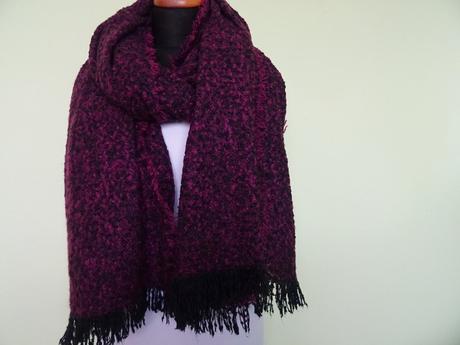 Veľký xxl šál + čiapka,