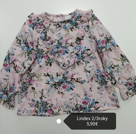 Blúzka s kvetmi lindex, lindex,98