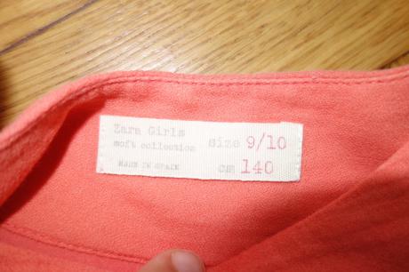 Šaty s výšivkou 9-10 rokov, zara,134