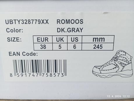 Treková obuv (už s poštovným), alpine pro,37