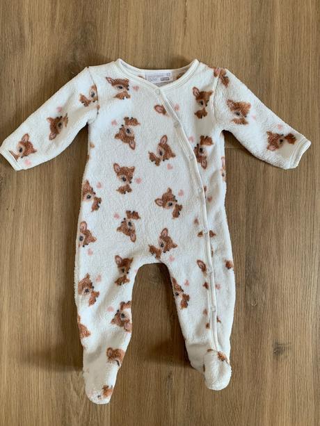 Flisový overal so srnkami, ergee,62