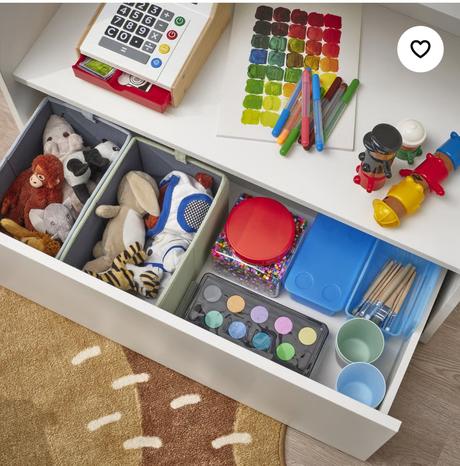 Regal na hracky ikea, 