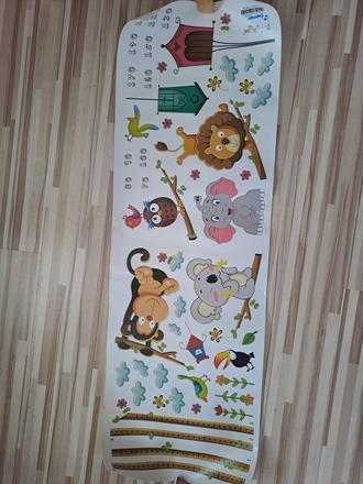 Nalepka na dvere - rastuci meter, 