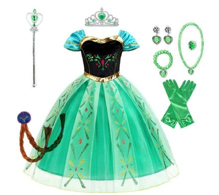 Kostým šaty anna princezná frozen ľadové kráľovstv,