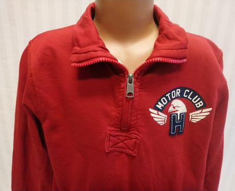 Chlapčenská červená mikina, ovs, 146-152 cm, ovs,152