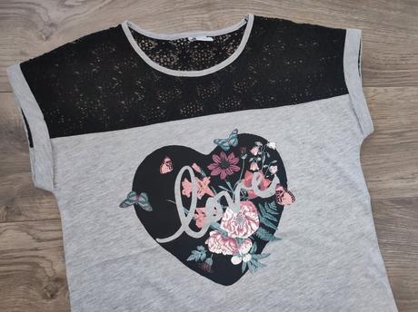 Tričko s cipkou, lindex,134