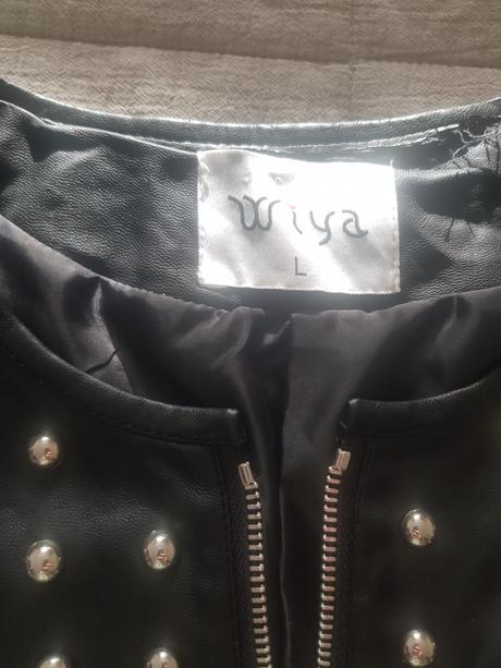 Parádna koženková bunda wiya, č.m/l, l