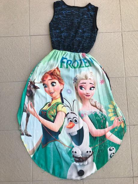 Letné šaty frozen - veľ.134, 134