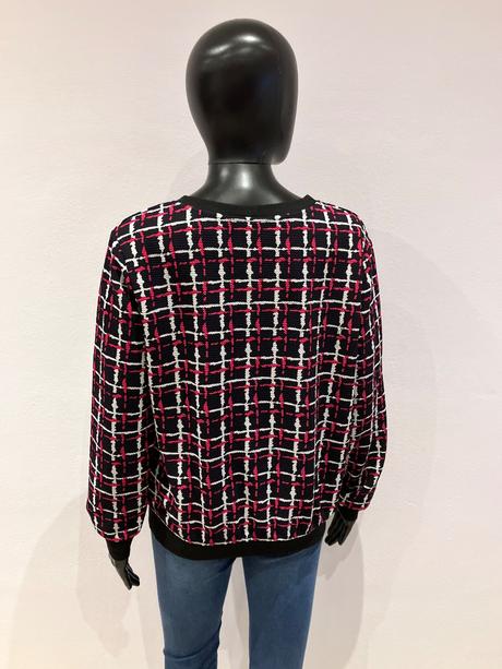 Dámska vzorovaná mikina, l