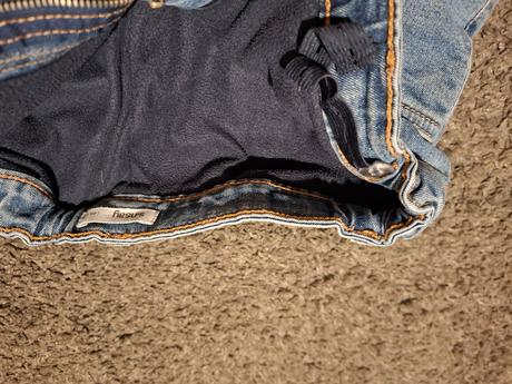 Zateplené rifle flisom-teplé, sinsay,140