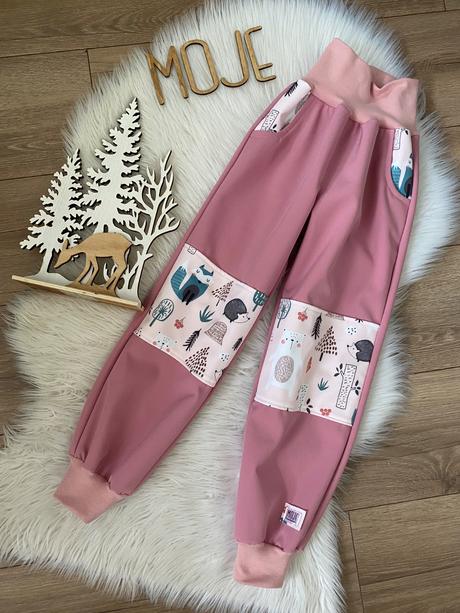 Softshellove nohavice, 92 - 128