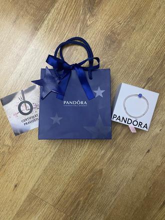 Pandora modrý naramok, pandora