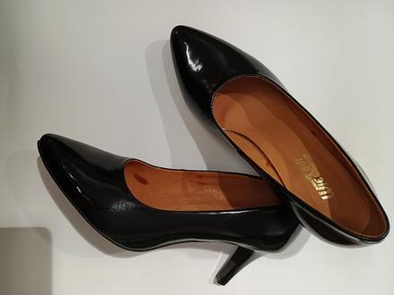 Dámske kožené lodičky 60052 b, 41 / 42