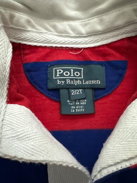 Prúžkovaná polokošeľa polo rl na 2 roky, ralph lauren,92