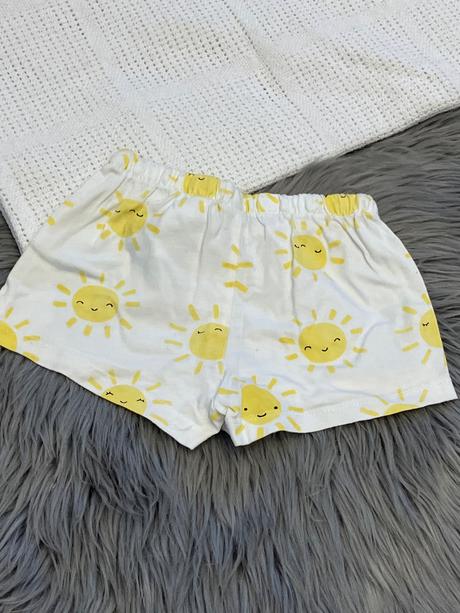 Dievčenská letná súprava body a šortky h&m (74), 74