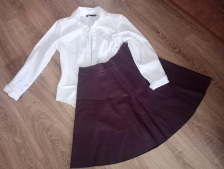 Koženková sukňa, orsay,s