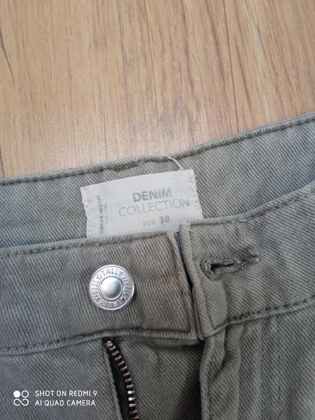 Široké rifle, denim,38