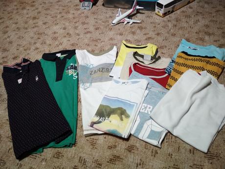 Tričká veľ.122/128, h&m,122