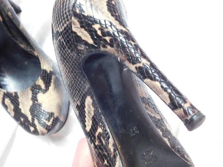 Kvalitne pyton topanky z pravej kože, 37
