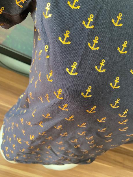 Montego tricko so zlatymi kotvickami, s