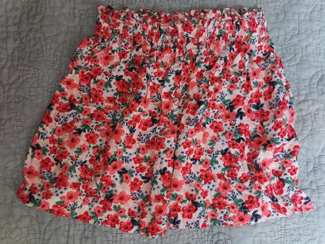 Vzorovaná kvietkovaná suknička, h&m,110