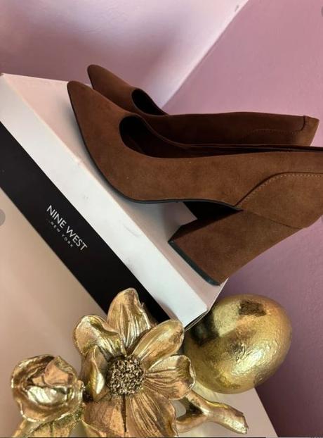 Hnedé lodičky zn.nine west, nine west,40