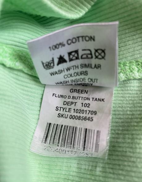 Bavlnené tielko - top a/wear v. s/m, 38