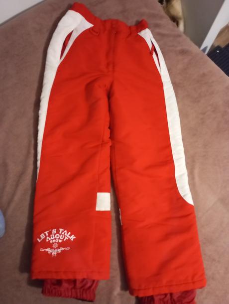 Oteplovacky, nohavice na lyzovanie, 152