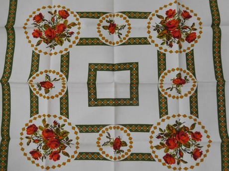 Retro bavlnené obrusy na menší stol,, 