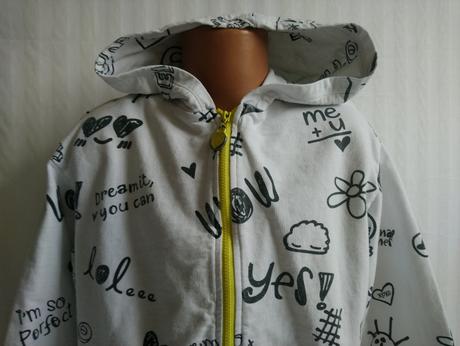 Biela mikina s čiernym motívom, original marines, original marines,140