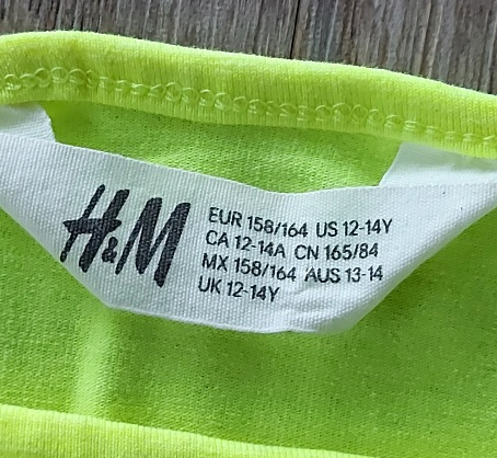Neónovožlté šaty h&m, h&m,158
