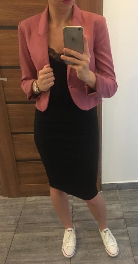 Skrátené sako, h&m,34