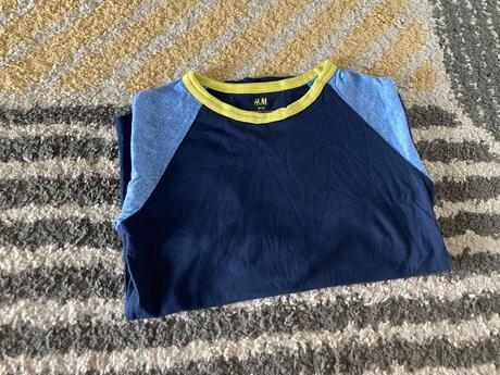 Trojfarebné tričko 122/128, h&m,122