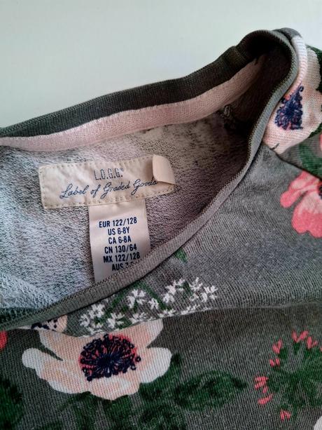 Teplákové šatky s opaskom, h&m,122