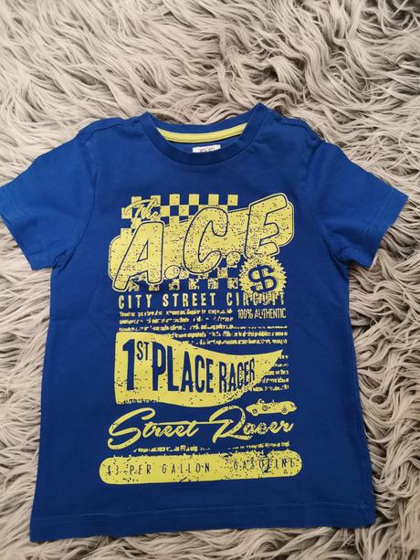 Modré tričko, f&f,116